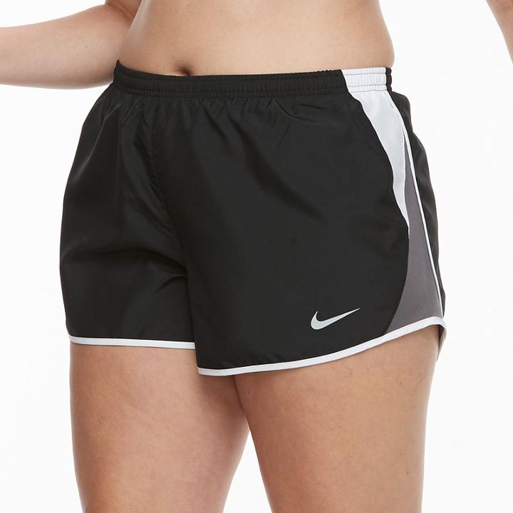Plus Size Nike Dry Running Shorts, Women's, Size: 3xl, Grey (charcoal)