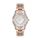 Bulova Women's Crystal Stainless Steel Watch - 98l197, Pink