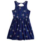 Girls 7-16 & Plus Size Mudd&reg; Crocheted Yoke Sleeveless Dress, Size: 14 1/2, Blue