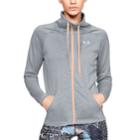 Women's Under Armour Tech Full Zip Jacket, Size: Small, Med Grey