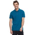 Men's Apt. 9&reg; Regular-fit Soft Touch Stretch Interlock Polo, Size: Small, Dark Blue
