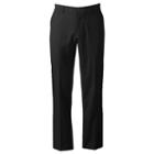 Men's Grand Slam Slim-fit Performance Easy-care Flat-front Pants, Size: 44x32, Black