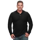 Big & Tall Croft & Barrow&reg; Classic-fit Easy-care Pique Polo, Men's, Size: 3xl Tall, Black