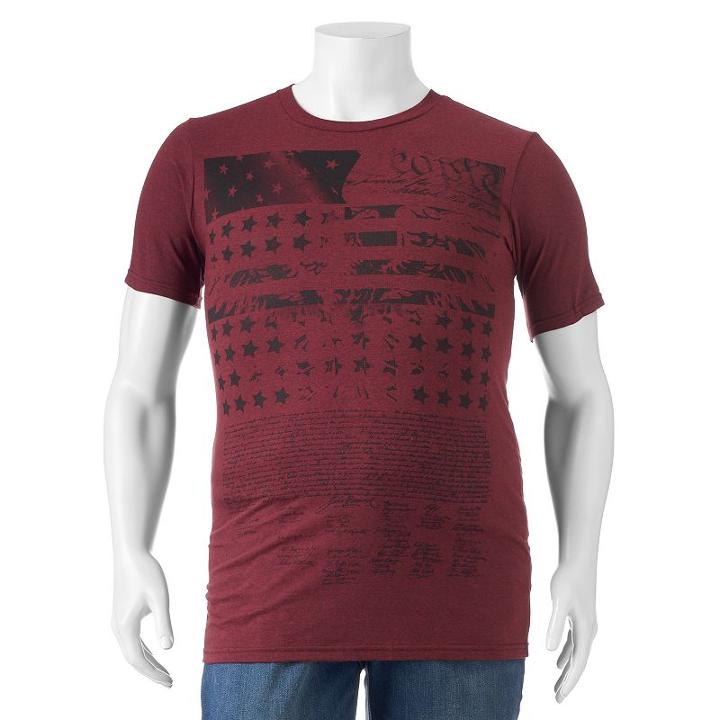 Big & Tall Apt. 9&reg; Black Diamond Run Tee, Men's, Size: 3xl Tall, Brt Red