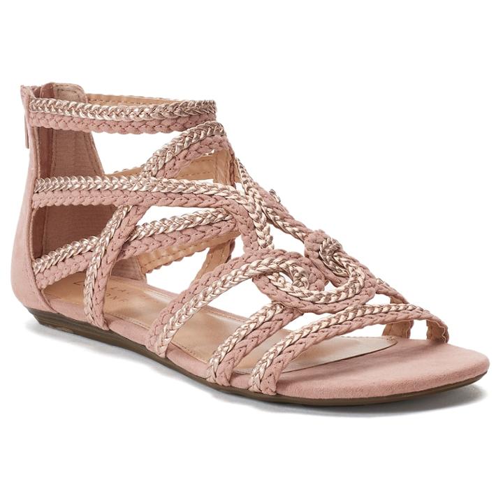 Lc Lauren Conrad Baneberry Women's Sandals, Size: 6, Silver