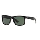 Ray-ban Justin Rb4165 55mm Rectangle Sunglasses, Adult Unisex, Black