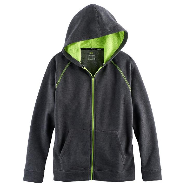Boys 8-20 Tek Gear&reg; Ultra-soft Fleece Hoodie, Size: S(8), Dark Grey