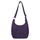 Travelon Anti-theft Classic Pleated Hobo, Adult Unisex, Purple