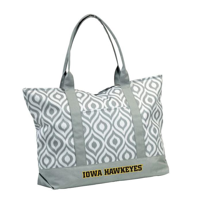 Logo Brand Iowa Hawkeyes Ikat Tote, Kids Unisex, Multicolor