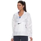 Women's Nike Swoosh Packable Windbreaker Jacket, Size: Large, White