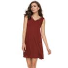 Women's Apt. 9&reg; Tank Dress, Size: Large, Brown