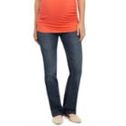 Petite Maternity Oh Baby By Motherhood&trade; Faded Bootcut Jeans, Women's, Size: M Petite, Med Blue