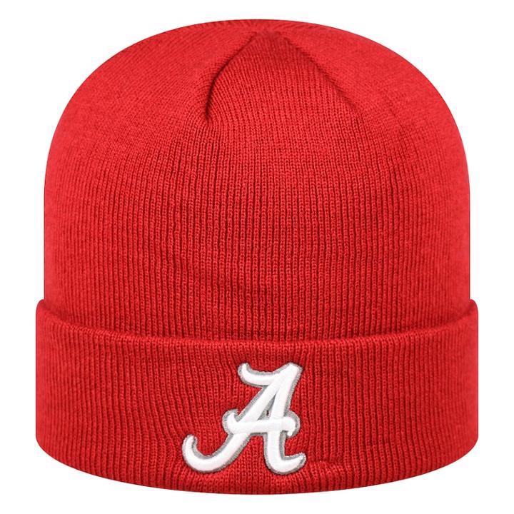 Adult Top Of The World Alabama Crimson Tide Tow Knit Beanie, Men's, Med Red
