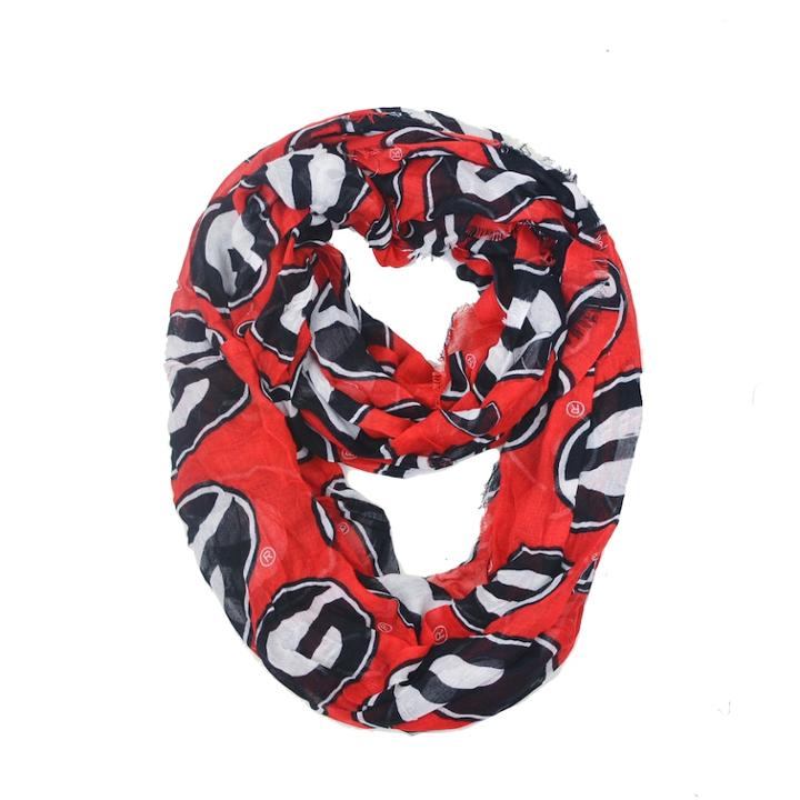 Women's Georgia Bulldogs Logo Infinity Scarf, Team