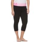 Juniors' Plus Size So&reg; Capri Yoga Leggings, Size: 1xl, Med Pink