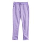 Girls 4-10 Jumping Beans&reg; French Terry Jogger, Size: 8, Med Purple