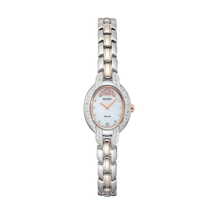 Seiko Women's Misty Copeland Limited Edition Tressia Diamond Two Tone Stainless Steel Solar Watch - Sup327, Multicolor