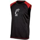 Men's Champion Cincinnati Bearcats Colorblock Muscle Tee, Size: Xxl, Black