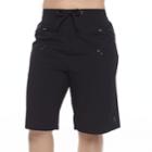 Plus Size Free Country Bermuda Swim Shorts, Women's, Size: 1xl, Black