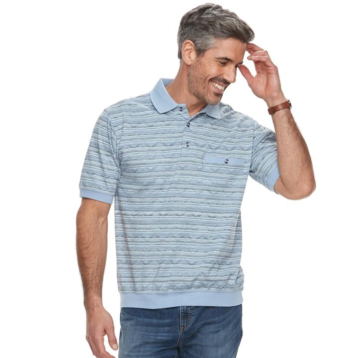 Men's Safe Harbor Banded-bottom Polo, Size: Xxl, Brt Blue