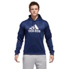 Men's Adidas Team Issue Performance Logo Hoodie, Size: Xxl, Blue (navy)