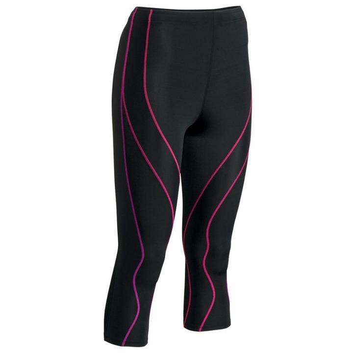 Women's Cw-x Performx Coolmax Compression Capri Running Tights, Size: Medium, Purple Oth
