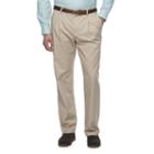 Big & Tall Croft & Barrow&reg; Classic-fit Easy-care Stretch Pleated Khaki Pants, Men's, Size: 48x29, Dark Beige