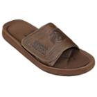 Adult Ohio State Buckeyes Memory Foam Slide Sandals, Size: Medium, Brown