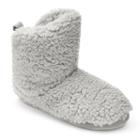 Sonoma Goods For Life&trade; Women's Cozy Bootie Slippers, Size: Medium, Grey