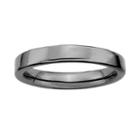Stacks And Stones Ruthenium-plated Sterling Silver Stack Ring, Women's, Size: 7, Black