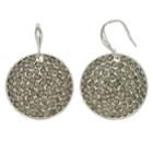 Simply Vera Vera Wang Simulated Stone Disc Drop Earrings, Women's, Black