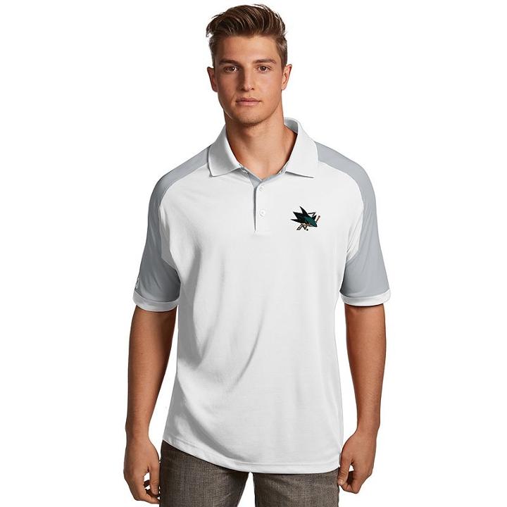 Men's Antigua San Jose Sharks Century Polo, Size: Xxl, White