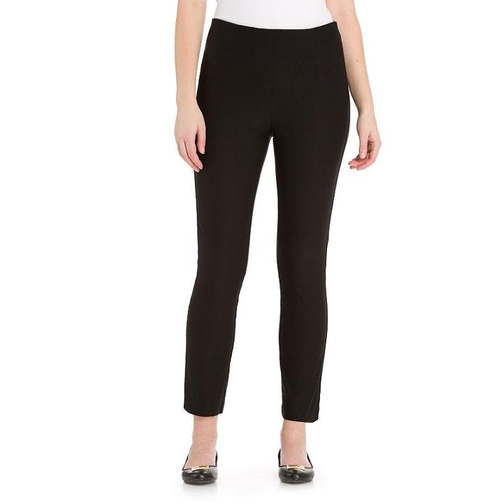 Women's Haggar&reg; Crop Pants, Size: 4, Black