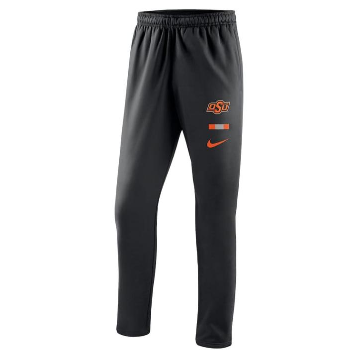 Men's Nike Oklahoma State Cowboys Therma-fit Pants, Size: Small, Black