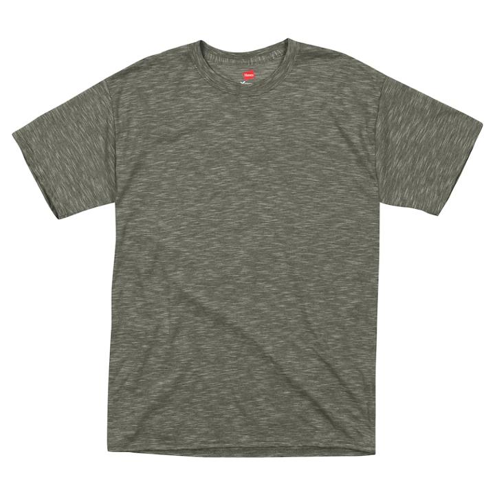 Men's Hanes Ultimate X-temp Freshiq Super Soft Crewneck Tee, Size: Large, Forest Grove Heather