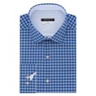 Big & Tall Van Heusen Air Spread-collar Dress Shirt, Men's, Size: 18.5 37/8t, Blue (navy)