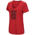 Women's Under Armour Cincinnati Reds Heat Gear Streak Tee, Size: Medium, Med Red