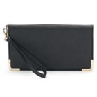 Apt. 9&reg; Tipped Clutch, Women's, Black