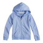 Girls 4-10 Jumping Beans&reg; French Terry Hoodie, Size: 5, Light Blue