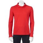 Men's Fila Sport Golf&reg; Fitted Pro Core Performance Polo, Size: Small, Med Red