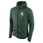 Men's Nike Michigan State Spartans Elite Fleece Hoodie, Size: Large, Med Grey