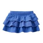 Baby Girl Jumping Beans&reg; Solid Tiered Skort, Size: 6 Months, Blue (navy)