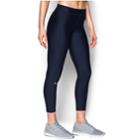 Women's Under Armour Heatgear Ankle Crop Leggings, Size: Medium, Blue (navy)