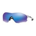 Oakley Evzero Path Oo9308 38mm Shield Sapphire Iridium Mirror Sunglasses, Women's, Silver