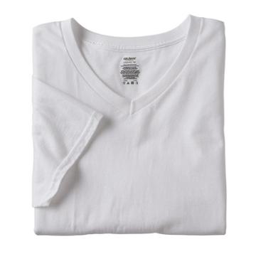 Men's Gildan 4-pack Platinum Cool Spire V-neck Tees, Size: Medium, White