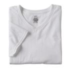 Men's Gildan 4-pack Platinum Cool Spire V-neck Tees, Size: Medium, White