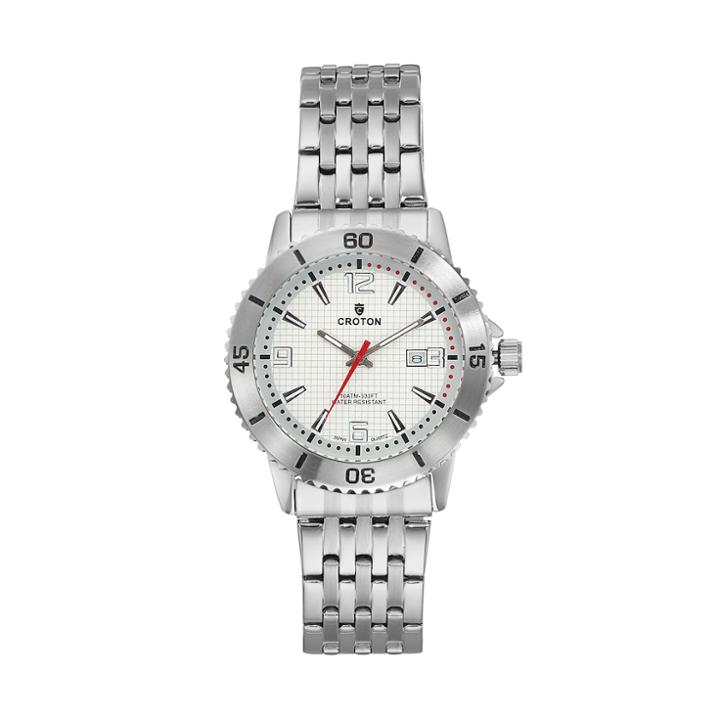 Croton Aquamatic Stainless Steel Watch, Grey