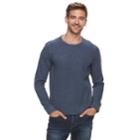 Men's Apt. 9&reg; Interlock Knit Crewneck Tee, Size: Small, Dark Blue