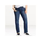 Plus Size Levi's&reg; 414 Relaxed Fit Straight-leg Jeans, Women's, Size: 22 - Regular, Med Blue