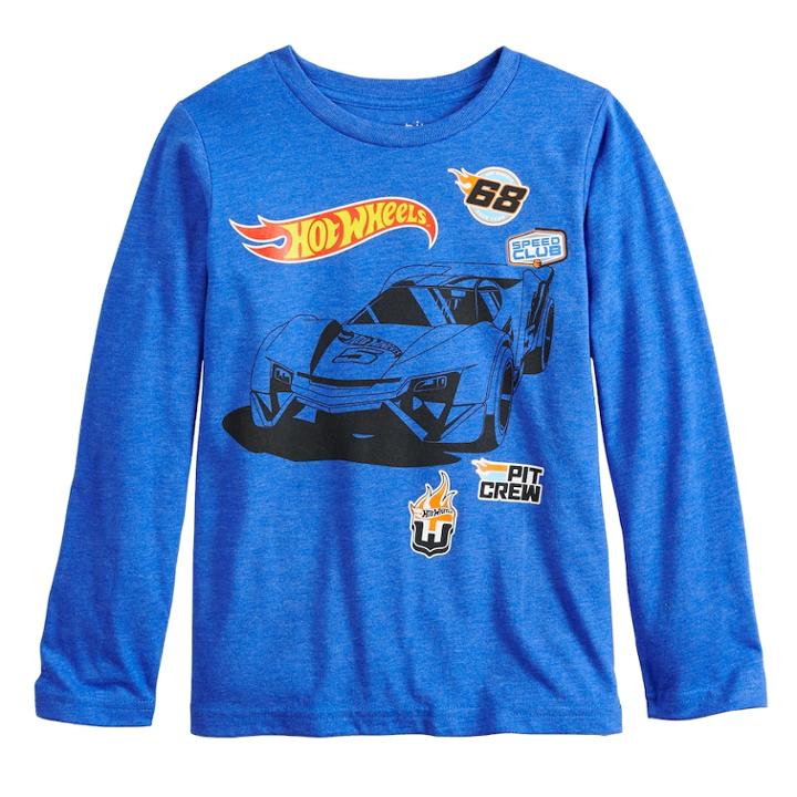 Boys 4-12 Jumping Beans&reg; Hot Wheels Graphic Tee, Size: 8, Med Blue
